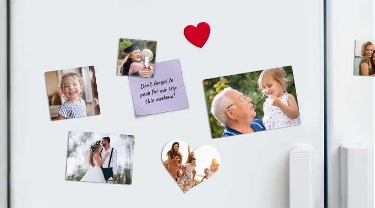 Photo Fridge Magnets, Personalised Magnets