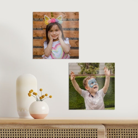 The stick-and-slide system used on TilePix allows you to easily swap and change your photos.