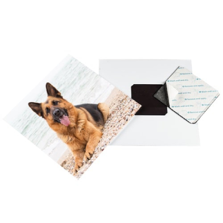 The stick-and-slide system used on TilePix allows you to easily swap and change your photos.