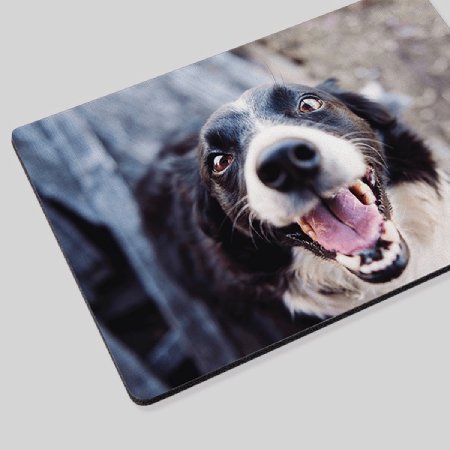 For messy pets, protect your floors or just add a personal touch to your home. Measures 12 x 17 (5400x3750 px) with a rubber base to avoid slipping and a neoprene top.