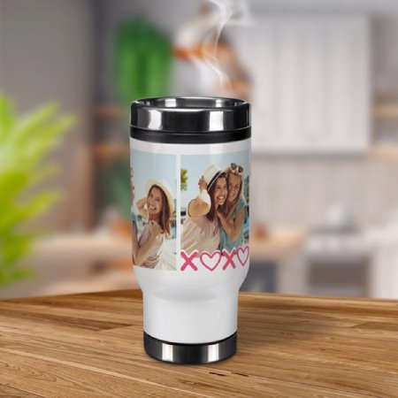 Coffee or tea, take your drink wherever you go with this perfect 14 oz. Stainless Steel Tumbler! Make it uniquely yours by adding your favorite photo.