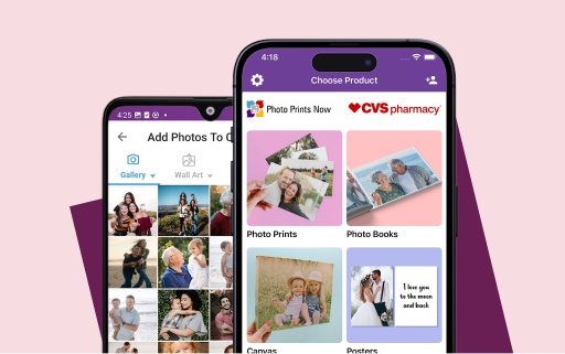 Get Our App For An Even Better Experience. Photo print now download app banner